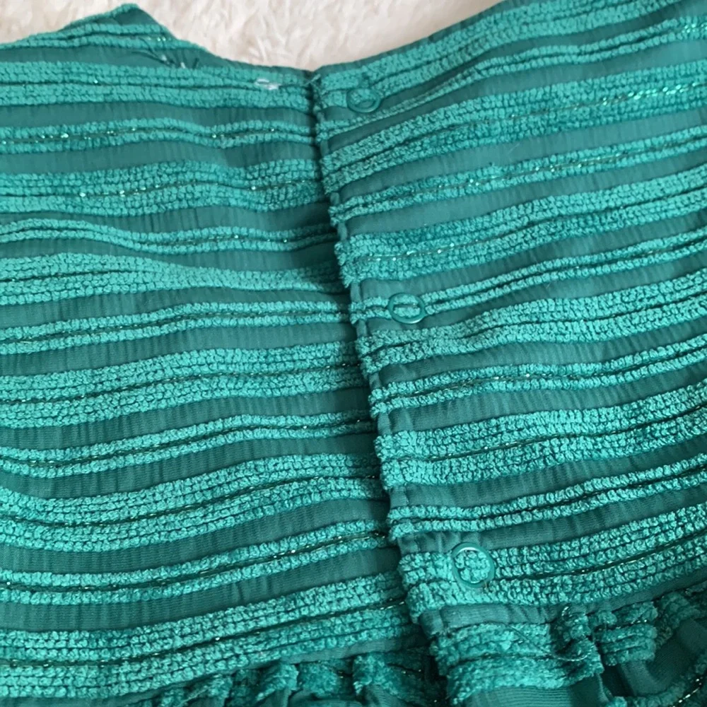 Cat & Jack Emerald Green Dress 6-9M EUC Short Sleeves